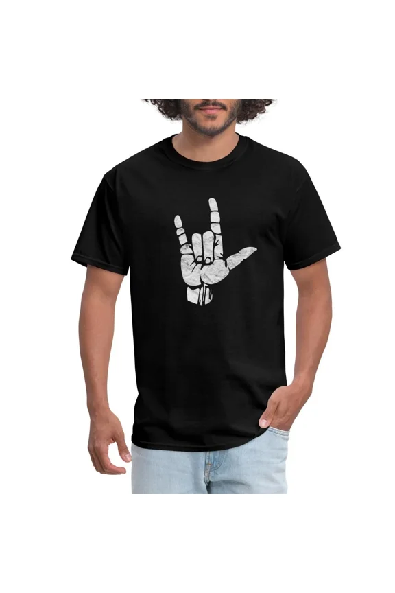 I Love You American Sign Language ASL Teacher Student Statement Unisex T-Shirt, S-5XL