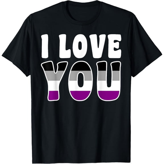 I Love You Asexual Ace LGBT Gay Pride Month Love is Love T-Shirt