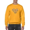 thumbnail image 1 of I Love You Baby Heart Sweatshirt Men -Image by Shutterstock, Male Small, 1 of 4