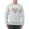 thumbnail image 1 of I Love You Baby Heart Sweatshirt Men -Image by Shutterstock, Male Small, 1 of 4