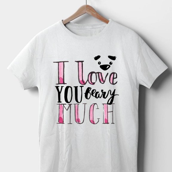 I Love You Beary Much T-Shirt VaL1entine's Day Couples T1EE