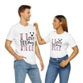 thumbnail image 1 of I Love You Beary Much Valentine's Day Unisex Jersey Short Sleeve Tee, 1 of 10