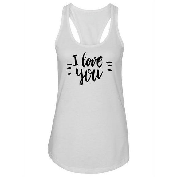 I Love You Calli Design Tank Women -Image by Shutterstock, Female x-Small