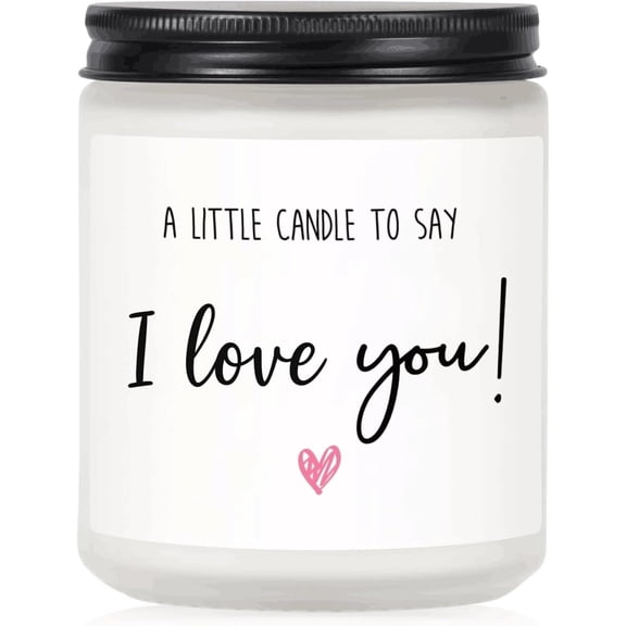 I Love You Candle Anniversary Birthday Gifts for Her Him Girlfriend Boyfriend BF,A Little Candle to Say I Love You, Cute Gifts for Her, Him, Girlfriend, Boyfriend, Wife, Husband
