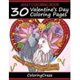 thumbnail image 1 of I Love You Collection Adult Coloring Book: 30 Valentine's Day Coloring Pages, Coloring Books For Adults Series By ColoringCraze, Book 1, (Paperback), 1 of 1