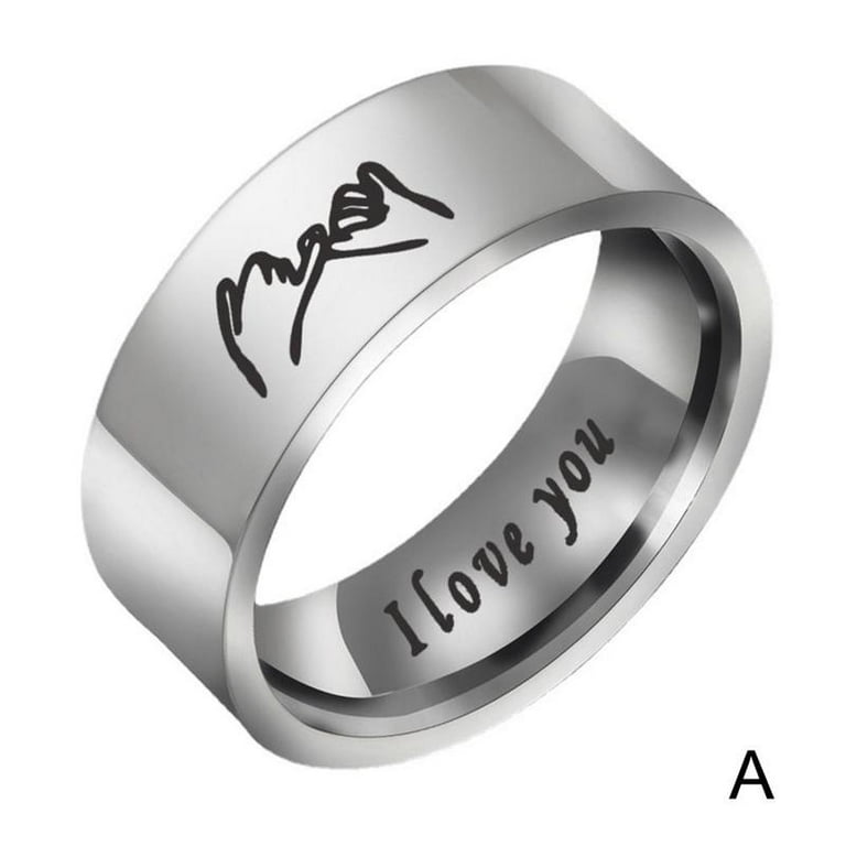 Matching promise rings for deals couples under 100