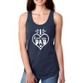 thumbnail image 1 of I Love You Dad Heart Lineart Racerback Tank Women -Image by Shutterstock, Female x-Large, 1 of 4