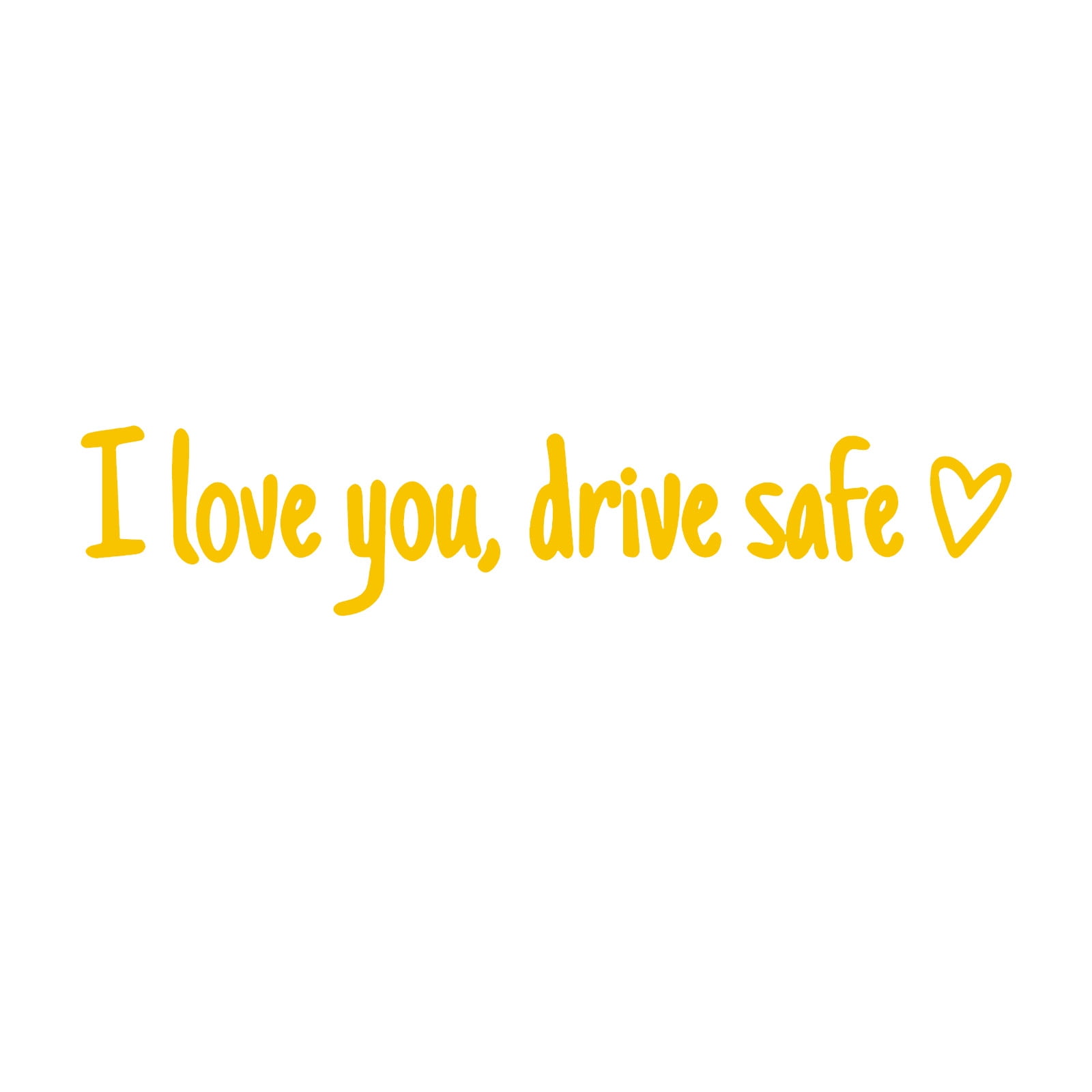 I Love You Drive Safe Spiegelsticker, 10 stuks I Love You Driving Safe