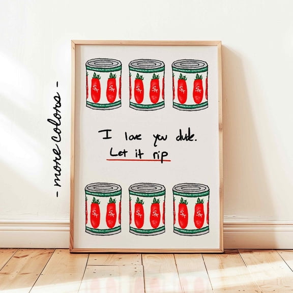 I Love You Dude Rip San Marzano Poster