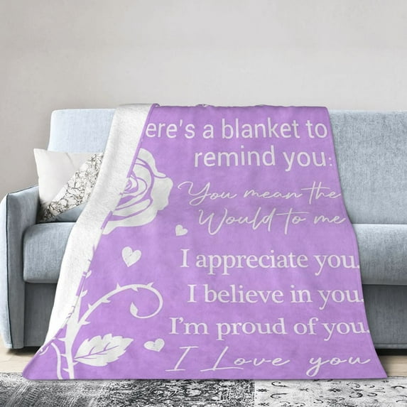 I Love You Gifts for Her, Anniversary/Valentine's Day Birthday Gifts for Girlfriend, I Love You Blanket, Girlfriend, Wife, Husband 50x40