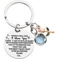 thumbnail image 1 of I Love You Gifts for Him Her Keychains for Girlfriend Boyfriend Birthday Christmas Gifts for Husband Wife Valentines Day Gifts for Couples Anniversary Presents When I Tell You I Love You Keychain, 1 of 7