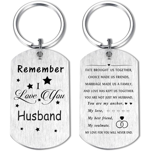 I Love You Gifts for Him Men, Love Christmas Keychain Gifts for Man Husband Boyfriend Man Fun