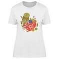 thumbnail image 1 of I Love You Green Owl T-Shirt Women -Image by Shutterstock, Female Medium, 1 of 2