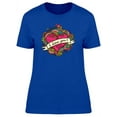 thumbnail image 1 of I Love You Heart With Ribbon T-Shirt Women -Image by Shutterstock, Female XX-Large, 1 of 2