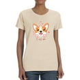 thumbnail image 1 of I Love You Kawaii Style T-Shirt Women -Image by Shutterstock, Female Large, 1 of 4
