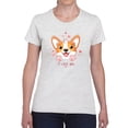 thumbnail image 1 of I Love You Kawaii Style T-Shirt Women -Image by Shutterstock, Female Large, 1 of 4