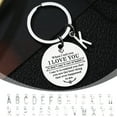 thumbnail image 1 of I Love You Keychain Stainless Steel Couple Matching Gift Set for Mother's Day Anniversary, 1 of 3