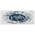 thumbnail image 1 of I Love You Kitchen Mat, When You Love Too Much Nature Elements Comet Happy Mood Design, Plush Decorative Kitchen Mat with Non Slip Backing, 47" X 19", Dark Blue White, by Ambesonne, 1 of 1