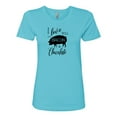 thumbnail image 1 of I Love You Like Bacon & Chocolate Ladies Short Sleeve T-shirt-Cancun-xxl, 1 of 4