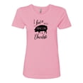thumbnail image 1 of I Love You Like Bacon & Chocolate Ladies Short Sleeve T-shirt-Light Pink-xxl, 1 of 4