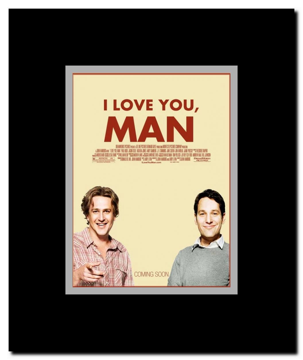 I Love You Man Framed Movie Poster