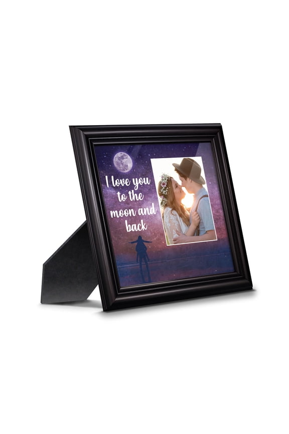 I Love You to the Moon and Back, Love Picture Frame, FiancÃ© Gifts for Her, Husband and Wife Cute Picture Frames, Couples, Boyfriend and Girlfriend Gifts, 6441B