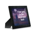 thumbnail image 1 of I Love You to the Moon and Back, Love Picture Frame, FiancÃ© Gifts for Her, Husband and Wife Cute Picture Frames, Couples, Boyfriend and Girlfriend Gifts, 8734CH, 1 of 6