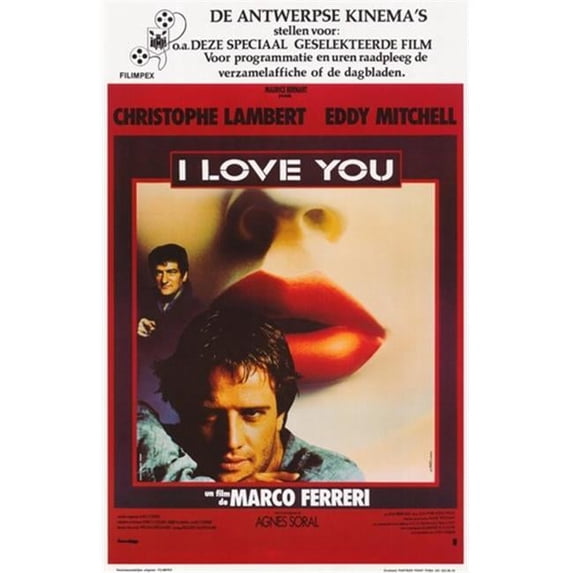 I Love You Movie Poster - 11 x 17 in.