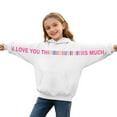 thumbnail image 1 of I Love You This Much Hoodies for Boys Girls Casual Long Sleeve Hoodie Sweatershirt Pullover Creative Hug Design Oversized Size 13-14 Years Girls Clothes, 1 of 5