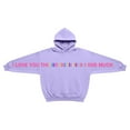 thumbnail image 1 of I Love You This Much Matching Hoodies for Men Women Couples Mens Women Pullover Long Sleeve Creative Hug Design Oversized Valentine'S Day Sweatshirt S, 1 of 5