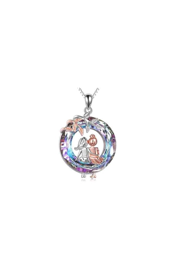 I Love You Necklace - Trendy Couple necklace Silver tone