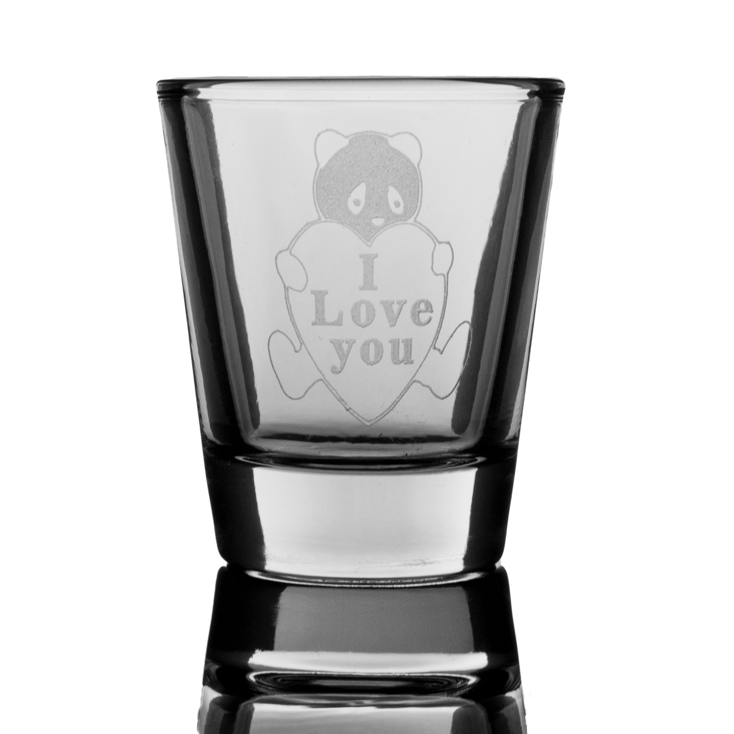 2oz Heart and Cross Shot Glass - Sacred Heart 2oz Heart and Cross Shot Glass - Sacred Heart