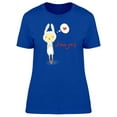 thumbnail image 1 of I Love You Rabbit Costume T-Shirt Women -Image by Shutterstock, Female x-Large, 1 of 2