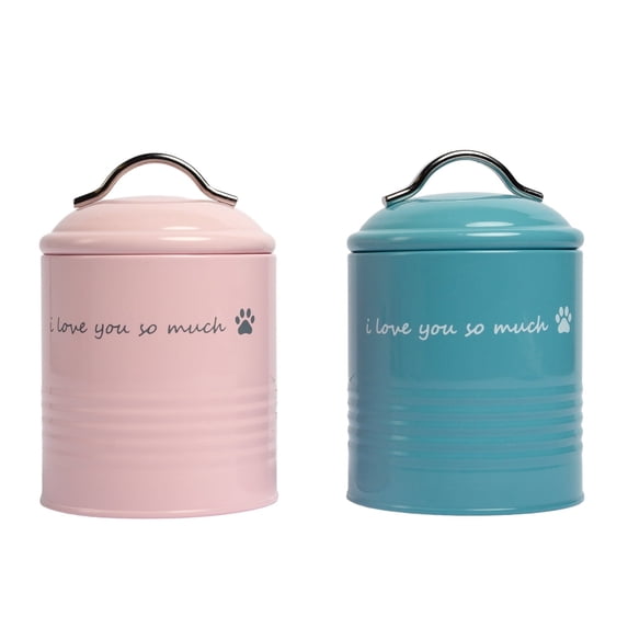 "I Love You So Much" Dog Treat Canister Gift Set – Airtight & Stylish Storage