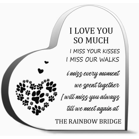 I Love You So Much I Miss Your Kisses Gifts Desk Decorative Sign Acrylic Sign For Office Desk Table Shelf