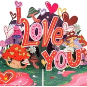 I Love You So Mush Frndly Pop Up Card - 8"x6"