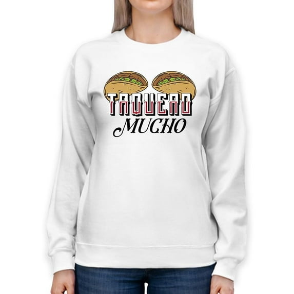 I Love You Taco-Lot Sweatshirt Women -Smartprints Designs, Female 4X-Large