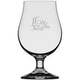 thumbnail image 1 of I Love You The Most Valentine's Day Quotes Etched 13.25oz Iona Beer Glass, 1 of 1