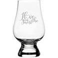 thumbnail image 1 of I Love You The Most Valentine's Day Quotes Etched 6.5oz Glencairn Whisky Glass, 1 of 1