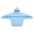 thumbnail image 1 of I Love You This Much Boys Hoodies Long Sleeve Pullover Hoodies Top Creative Casual Oversized 2-3 Years Boy Clothes, 1 of 5