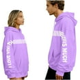 thumbnail image 1 of I Love You This Much Hoodie, Cute Matching Sweatshirts for Couples Oversized Pullover Hoodies Funny Valentine Outfit for Men and Women, 1 of 8