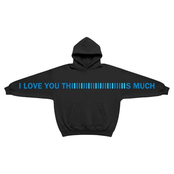 I Love You This Much Hoodies Boys Girls Casual Long Sleeve Hoodie Sweatershirt Pullover Fashion Casual Oversized 9-10 Years Girls Clothes