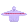 thumbnail image 1 of I Love You This Much Hoodies for Boys Girls Long Sleeve Lightweight Pullover Loose Sweatshirt Fashion Casual Oversized Girl Clothes 2-3 Years, 1 of 5