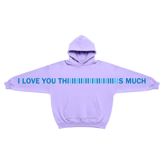 I Love You This Much Hoodies for Girls Boys Long Sleeve Pullover Hoodie Sweatshirt Creative Hug Design Oversized Size 13-14 Years Boys Clothes