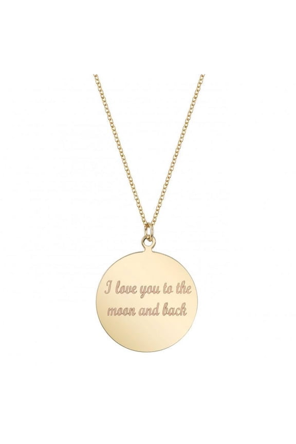 I Love You To The Moon and Back Necklace