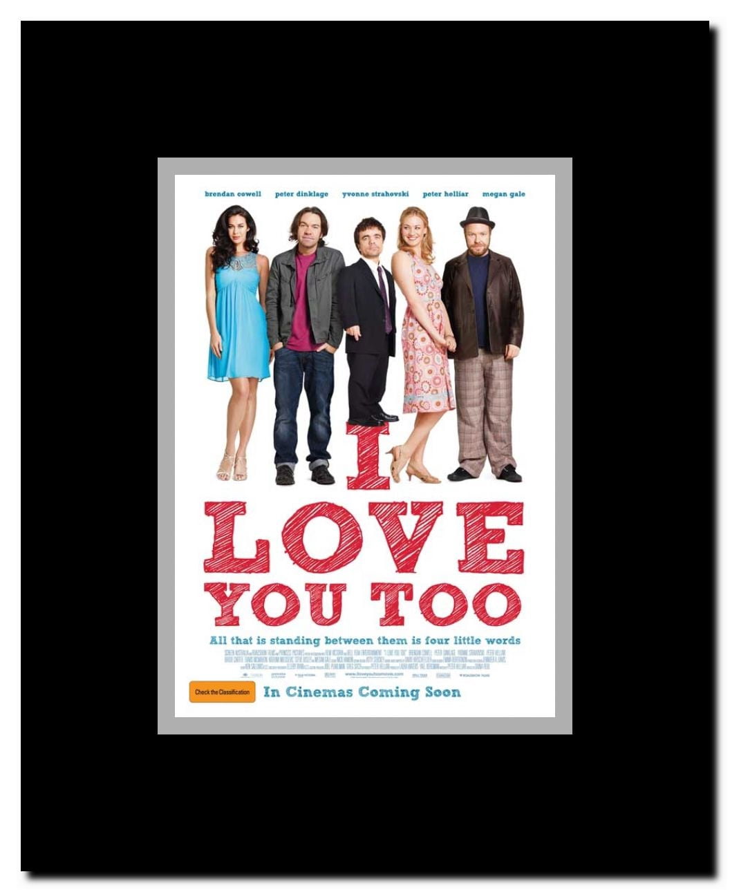 I Love You Too Framed Movie Poster