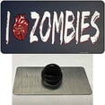 thumbnail image 1 of I Love Zombies Novelty Metal Hat Pin Tag 1.5" x 0.75" Hat Pin (PIN), 1 of 1