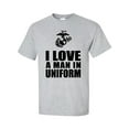 thumbnail image 1 of I Love a Man in Uniform - USMC Short Sleeve T-Shirt, 1 of 4