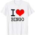 thumbnail image 1 of I Love (heart) Bingo T-shirt, 1 of 4