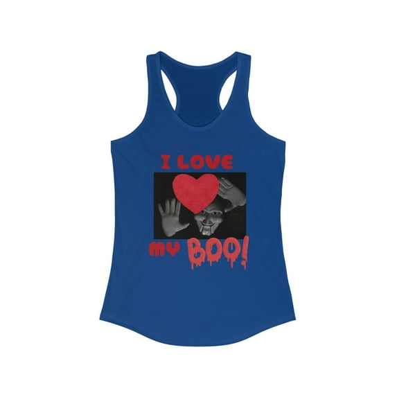 I Love my BOO! Women's Ideal Racerback Tank